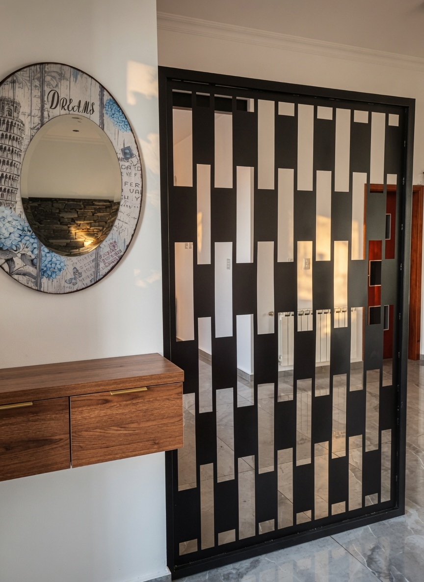 Panel decorativo divisor de corte láser